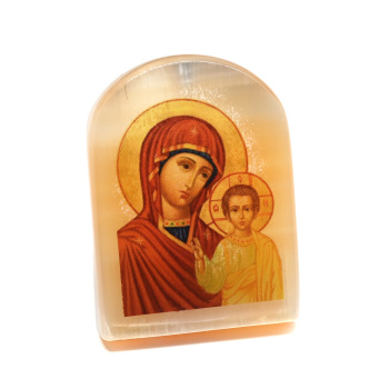 Икона из селенита 