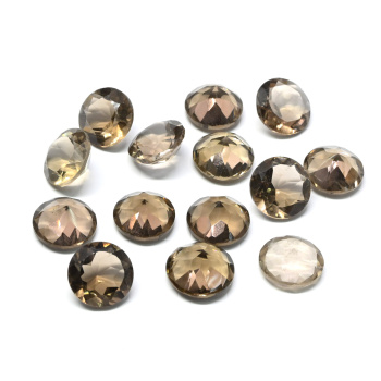 Кабошон из раухтопаза  круг гр.11мм, 4,1ct арт. ап28010