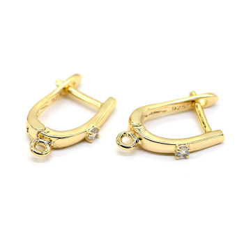 Швензы с английским замком 16*2мм, цв.золотистый, 1пара арт. КФП10198