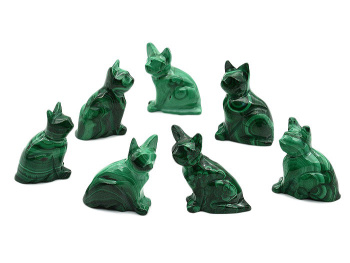 Кошка из малахита 23*12*30мм. арт. 3202349