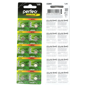 Батарейка Perfeo G04 (LR626) 1.5V (для капсульных механизмов) арт. 912702