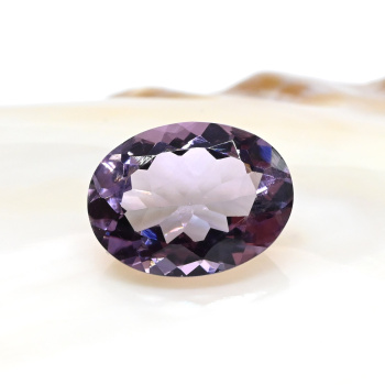 Кабошон из аметиста овал гр.12*16мм, 8,3ct арт. ап03018