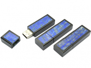 Флеш карта из лазурита и долерита, 32GB. 60*20*10мм. арт. 3740742п.