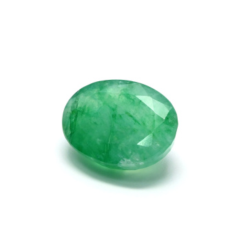 Кабошон из изумруда овал гр.9*11мм, 3,6ct арт. ап34023