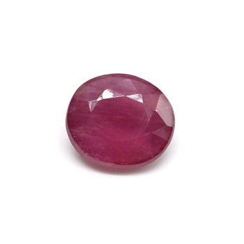 Кабошон из рубина овал гр.10*11мм, 4,9ct арт. ап14007