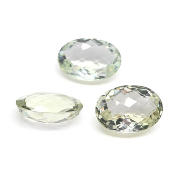 Кабошон из аметиста зеленого овал гр.13*18мм, 10ct арт. ап03523