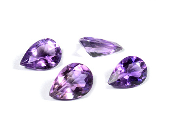 Кабошон из аметиста гр. капля, 9*13мм, 3.20ct арт. ап03002