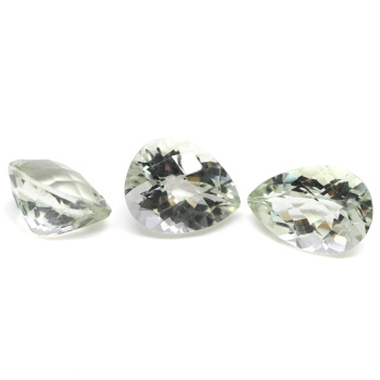 Кабошон из аметиста зеленого капля гр.9*12мм, 3,7ct арт. ап03527
