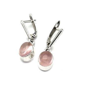 Серьги морганит (берилл розовый) 9*11мм арт. мч349300