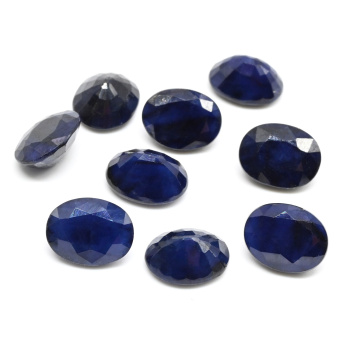 Кабошон из сапфира овал гр.7*9мм, 3,4ct арт. ап02002