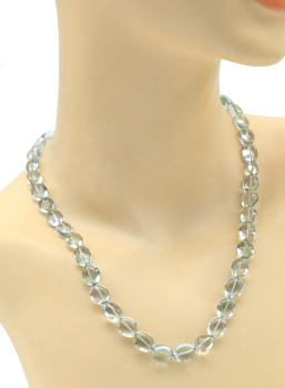 Бусы из Шпинели голубой,   50см., 39гр. арт. К02421