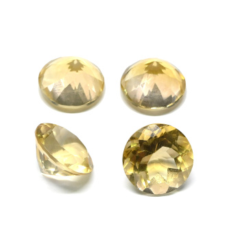 Кабошон из цитрина круг гр.12мм, 5,7ct арт. ап25007