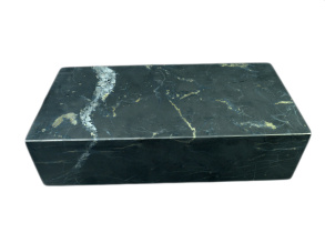 Кирпич из шунгита неполированный, 20*10*5см, 2450г. арт. 1641470.