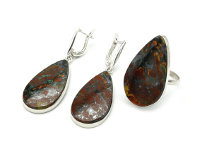 Кольцо и серьги заринит, размер-18 арт. м153804-18.....