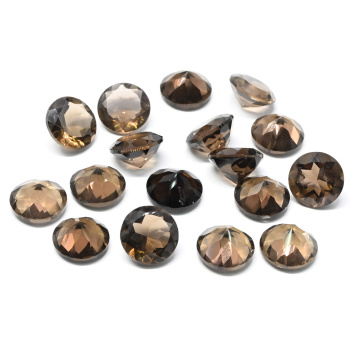 Кабошон из раухтопаза круг гр.10мм, 3,10ct арт. ап28008