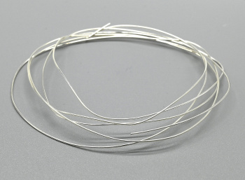 Проволока серебряная, сечение 2мм, С925, 100см арт. СбФ35915