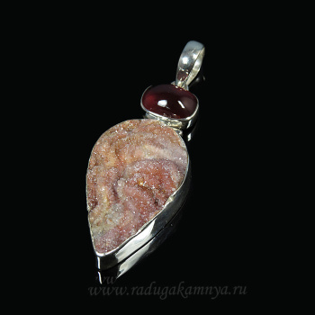 Кулон С925 с самоцветами,  20гр. арт. с408040