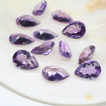 Кабошон из аметиста капля гр.9*13мм, 2,7ct арт. ап03014