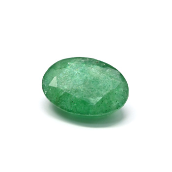 Кабошон из изумруда овал гр.8*12мм, 3,1ct арт. ап34025