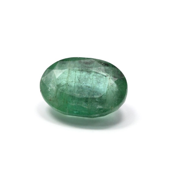 Кабошон из изумруда овал гр.7*10мм, 2,45ct арт. ап34019