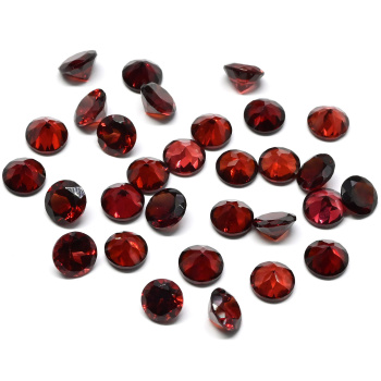 Кабошон из граната круг гр.6мм, 0,85ct арт. ап10007