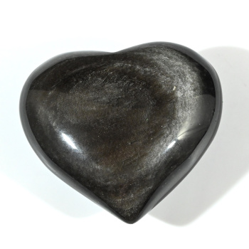 Сердце из обсидиана радужного 75*69*35мм, 210г арт. 2055381