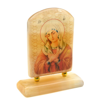 Икона из селенита 