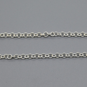 Серебряная цепочка для украшений, звено 3*3мм, С925, 50см арт. СбФ35900