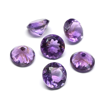 Кабошон из аметиста круг гр.12мм, 5,5ct арт. ап03008