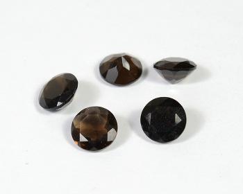 Кабошон из раухтопаза гр. круг 8мм, 1,75ct арт. ап28004