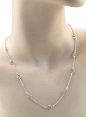 Цепочка С925 с опалом круг гр.6мм, 51см, 5г арт. с711002
