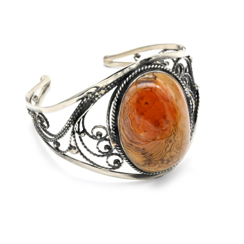 Браслет из сардоникса, 18,5 см. арт. 155-523705