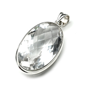 Кулон С925 из горного хрусталя 21*31мм, 12г арт. с455009