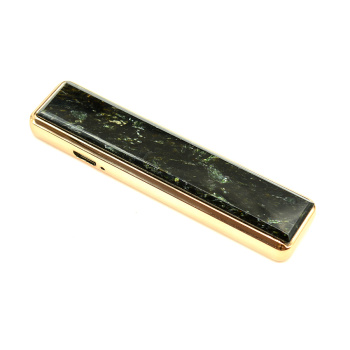 Подарочная зажигалка USB с накладкой из мусковита  арт. 3401560аи