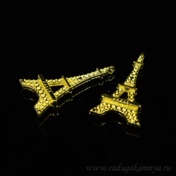 Подвеска Башня 17*31мм цв.золото арт. ФП0517
