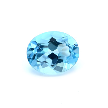 Кабошон из голубого топаза овал гр.9*11мм, 4,05ct арт. ап01021