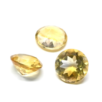 Кабошон из цитрина круг гр.12мм, 4,5ct арт. ап25008