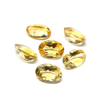 Кабошон из цитрина овал гр.10*14мм, 5ct арт. ап25005