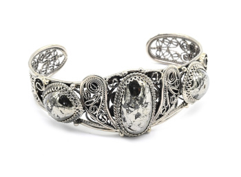 Браслет пирит, 19 см. арт. вз585010