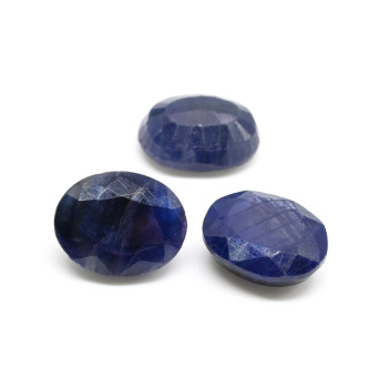 Кабошон из сапфира овал гр.8*10мм, 3,6ct арт. ап02001