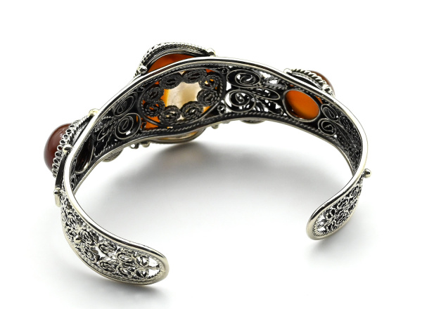 Браслет сердолик, 19см. арт. вз523002