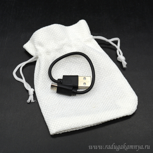 Зажигалка электронная USB с накладкой из родонита 