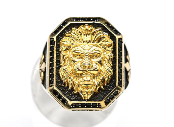 Кольцо мужское С925 с фианитами, размер 21, 15,3г арт. с115509-21